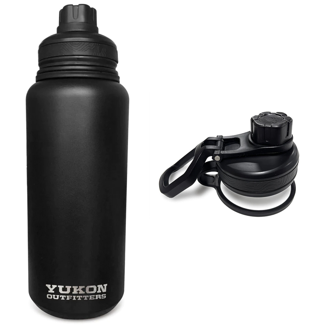 Yukon Outfitters 32oz Surge Water Bottle Black YSB32BLK