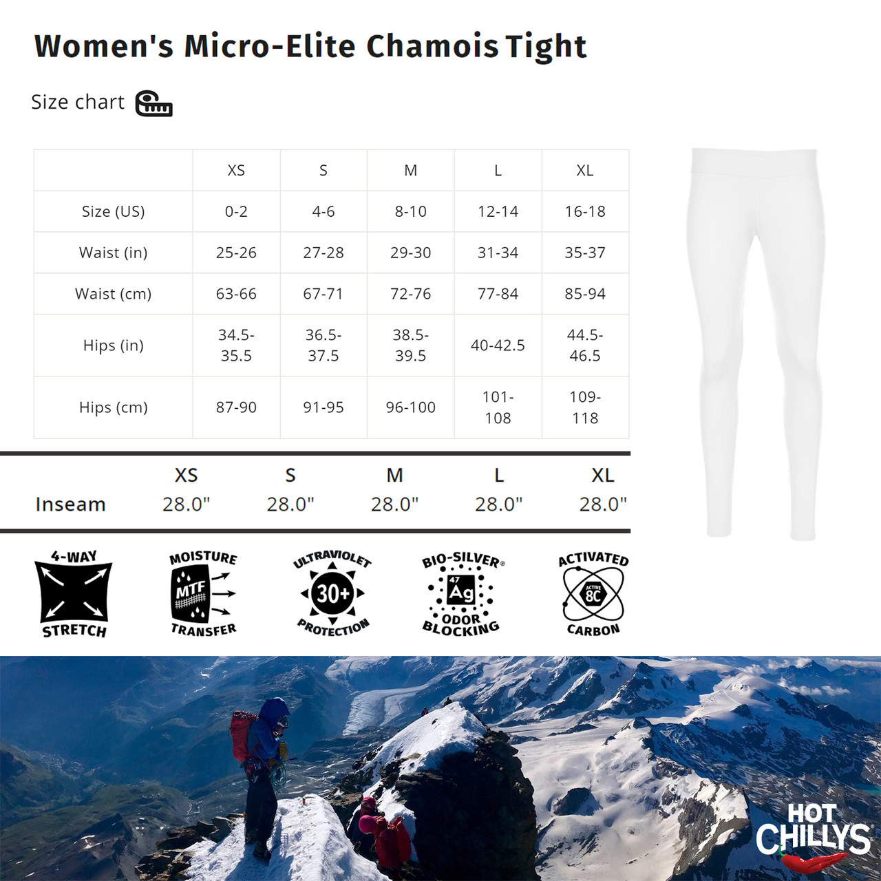 Hot Chillys Women's Micro-Elite Chamois Crewneck –