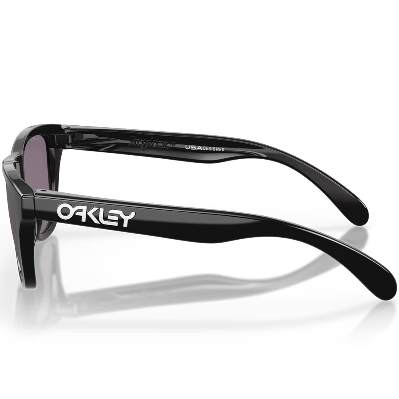 OAKLEY Frogskins XXS Polished Black Frame/Prizm Gray Lenses Eyewear  (OJ9009-0148)