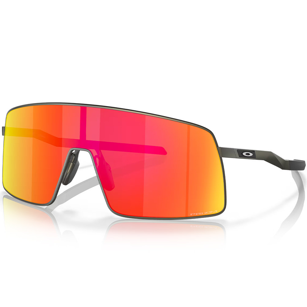 新品 OAKLEY オークリー SUTRO TI スートロティーアイ Sutro TI Prizm Sapphire Lenses, Satin Lead Frame Sunglasses
