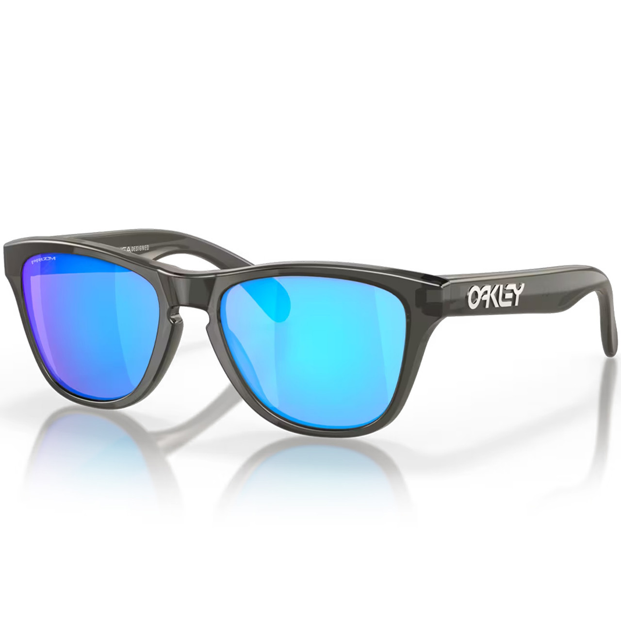 OAKLEY Frogskins XXS Gray Smoke Frame/Prizm Sapphire Lenses 