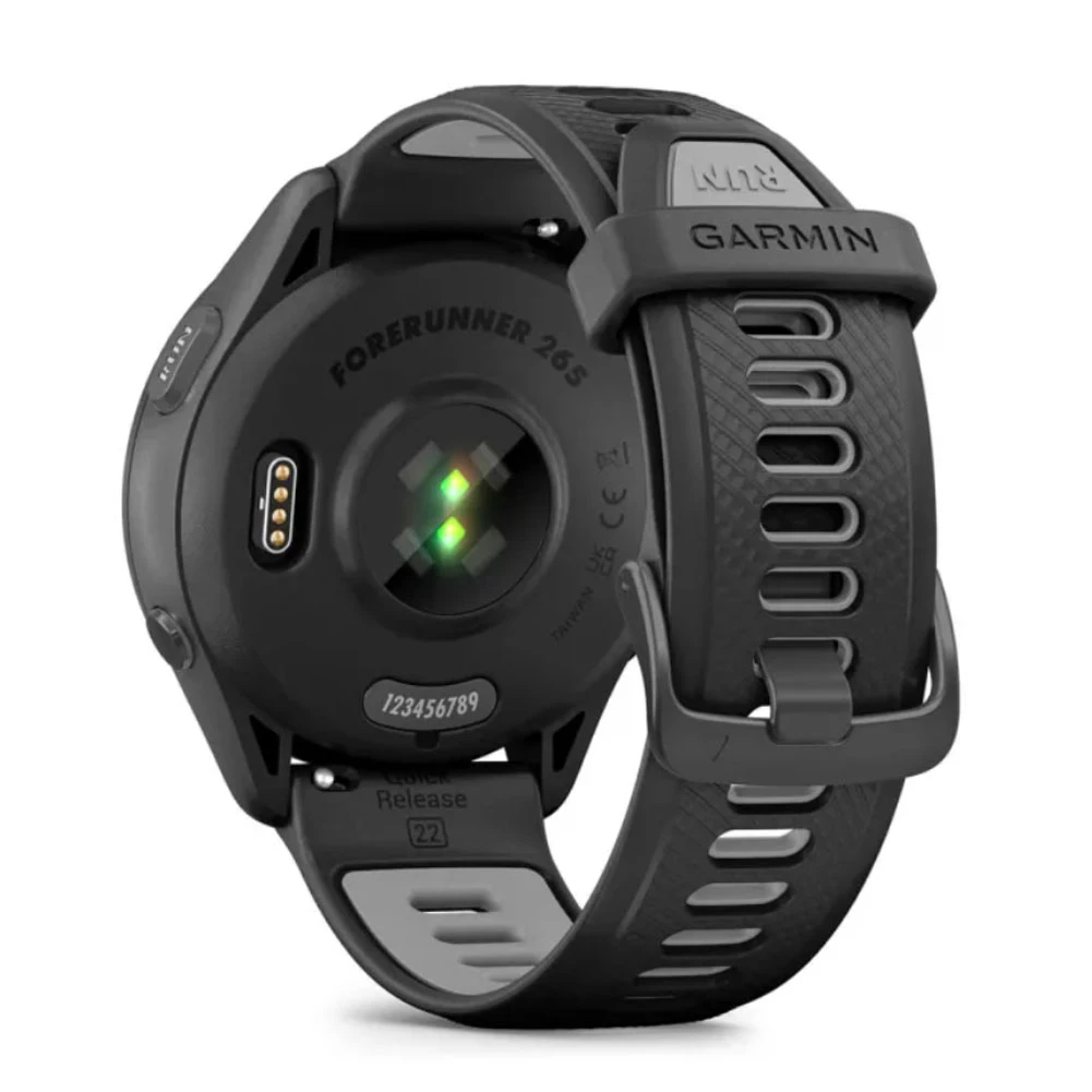 GARMIN Forerunner 265 Black/Powder Gray Running Smartwatch (010 