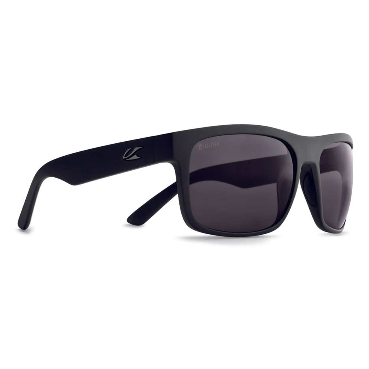 Kaenon Burnet XL Sunglasses - Matte Black/Ultra Grey 12 Polarized