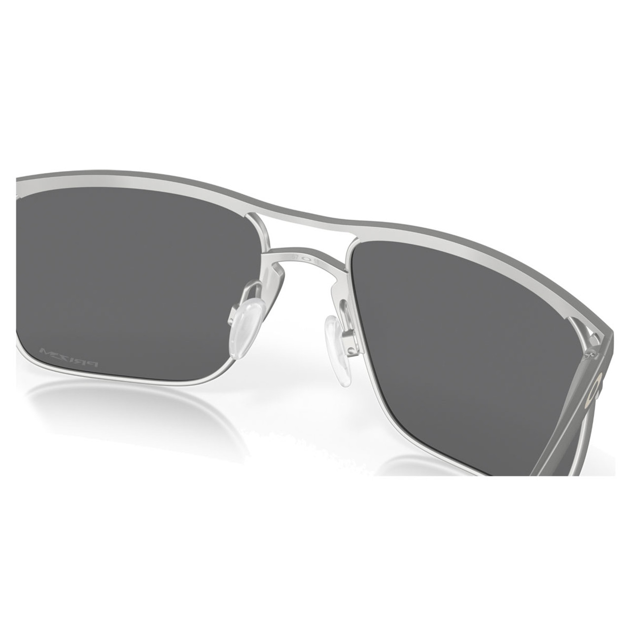 OAKLEY Holbrook TI Satin Chrome Frame/ Prizm Black Lenses Sunglass  (OO6048-0157)