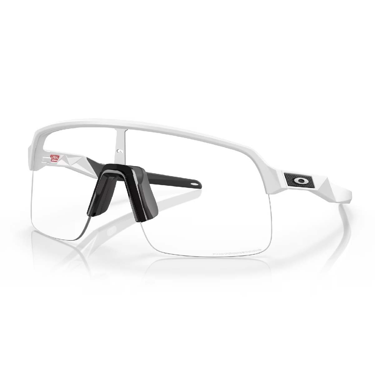 OAKLEY Sutro Lite Matte White Frame and Clear To Black Iridium