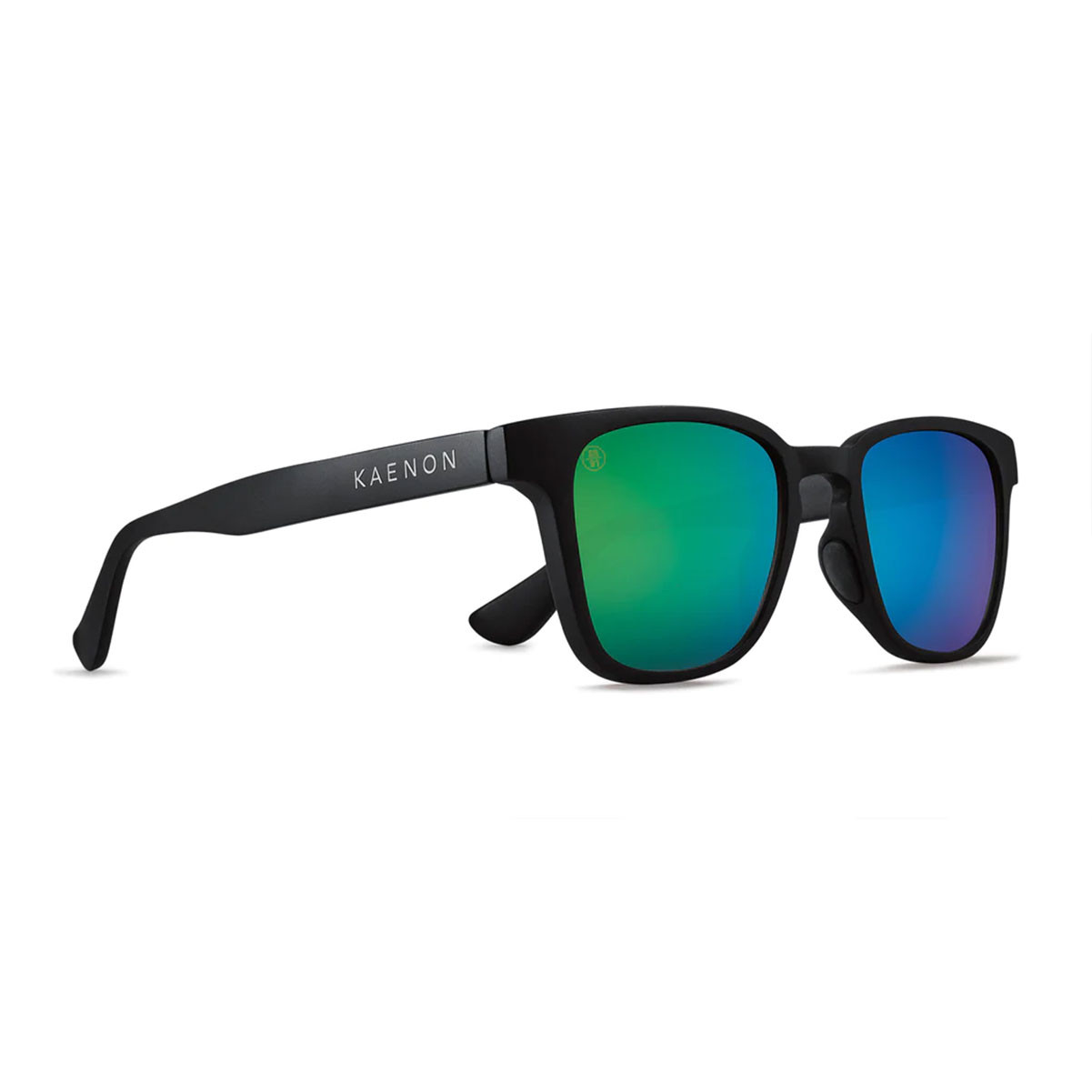 KAENON Unisex Avalon Matte Black - Coastal Green Polarized