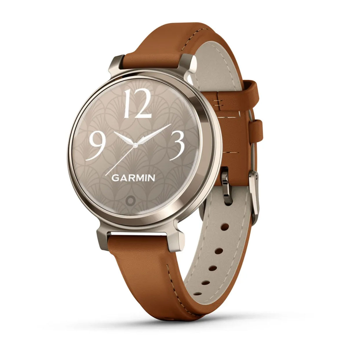 GARMIN Lily 2 Classic Cream Gold/Tan Leather Smartwatch with