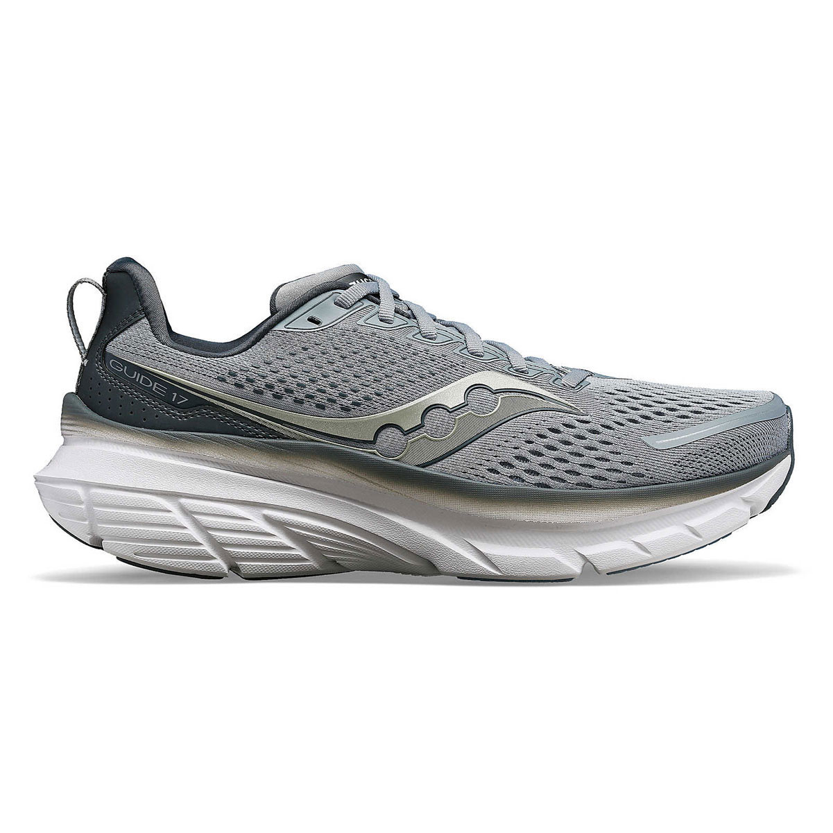 saucony GUIDE 17 ランニングシューズ　扁平足　フラットアーチの方 SAUCONY Men's Guide 17 Wide Running Shoes - Free Shipping