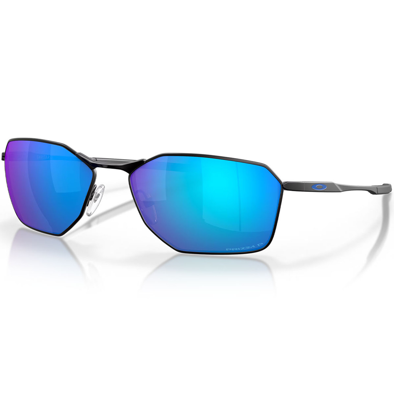 OAKLEY Savitar Satin Black/Prizm Sapphire Polarized Sunglasses (OO6047-0558)