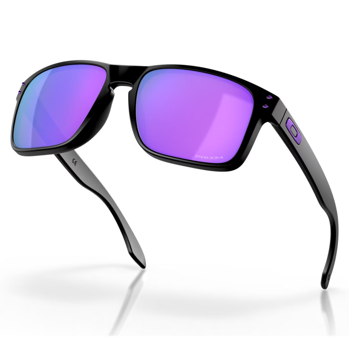OAKLEY Holbrook Matte Black/Prizm Violet Sunglasses (OO9102-K655