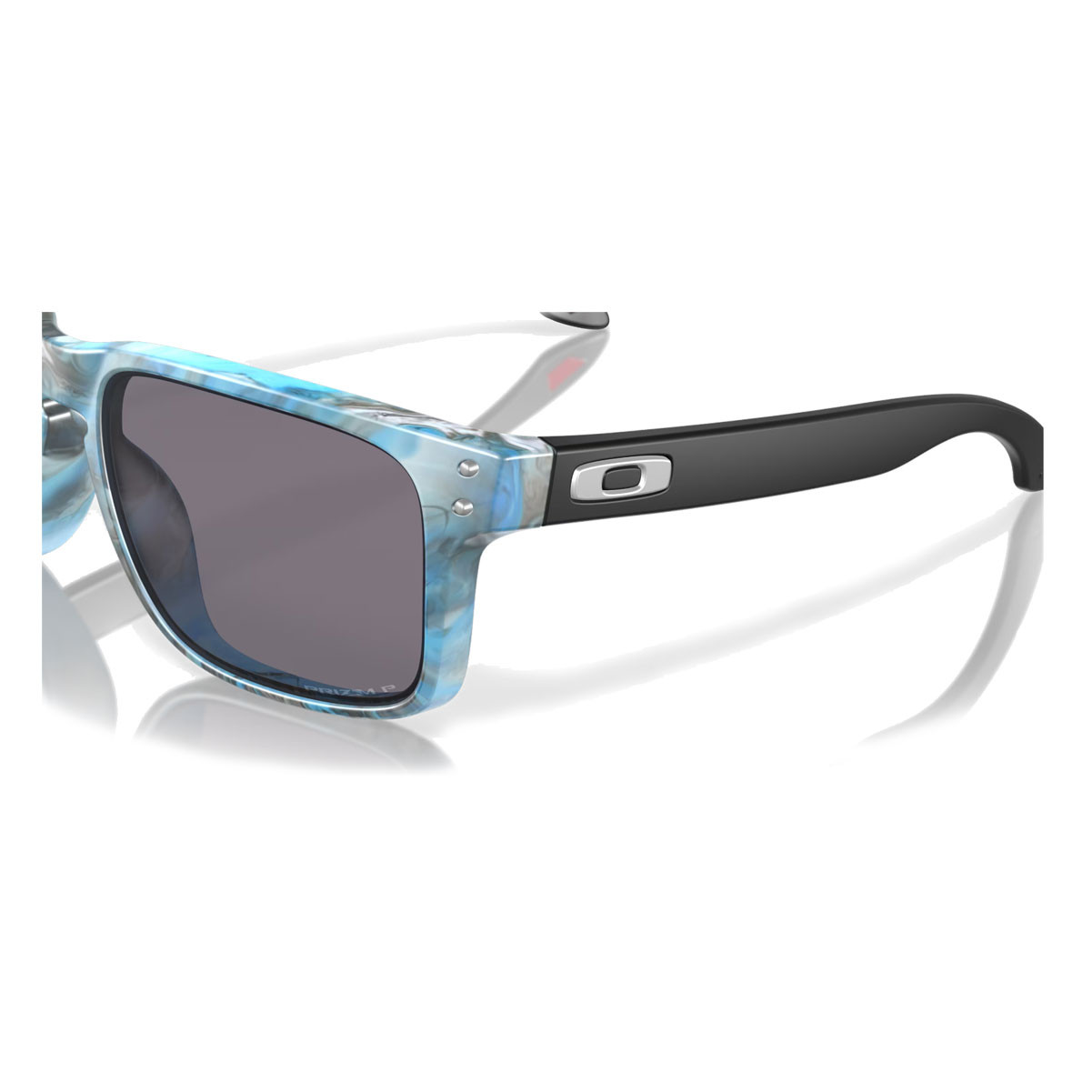 Holbrook Oakley Sunglasses-Gray with colored mirrored lenses OAKLEY Holbrook Sanctuary Swirl/Prizm Grey Polarized  main image 4