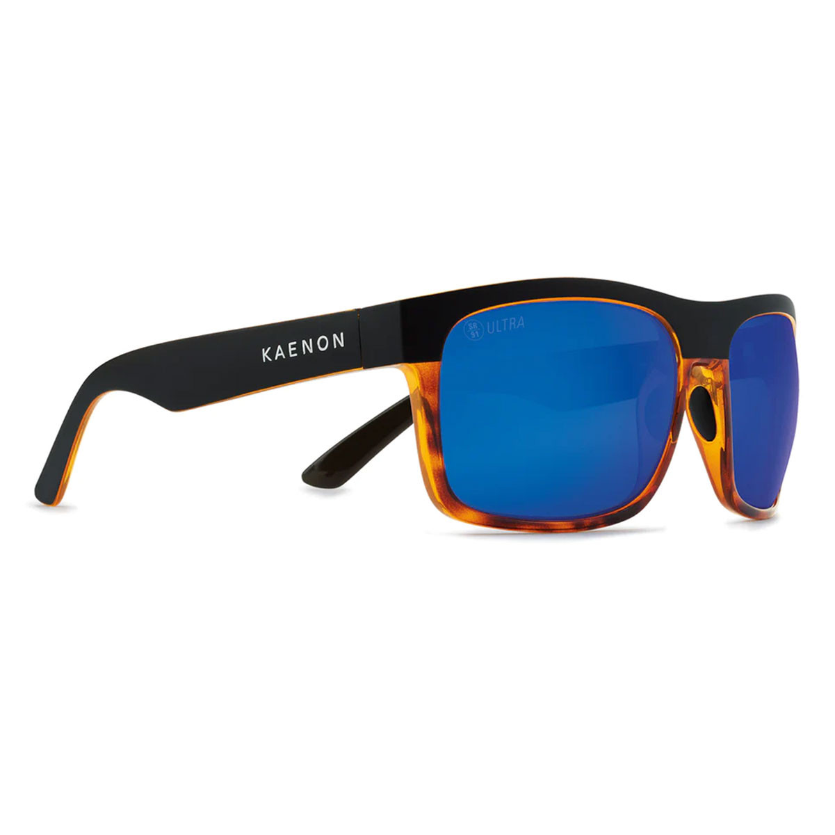 KAENON Burnet XL Matte Black+Tortoise/Ultra Grey 12 Pacific Blue