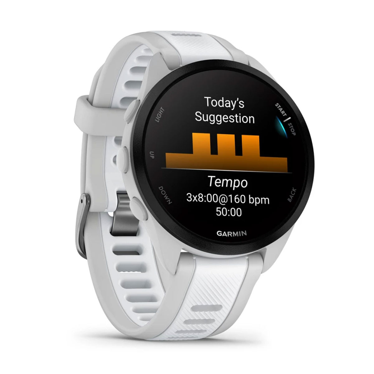 GARMIN Forerunner 165 Music Mist Gray/Whitestone Smartwatch GARMIN Forerunner 165 Music Mist Gray/Whitestone Smartwatch