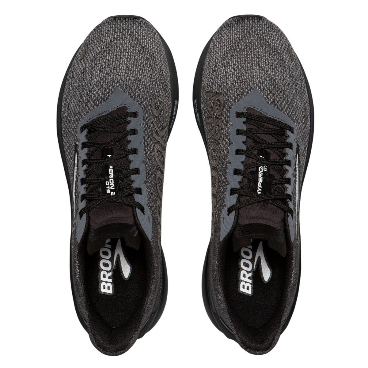 Brooks Hyperion GTS 2 Men 7.5 D Running Shoes Black Ebony Primer Gray Sneaker BROOKS Men main image 3