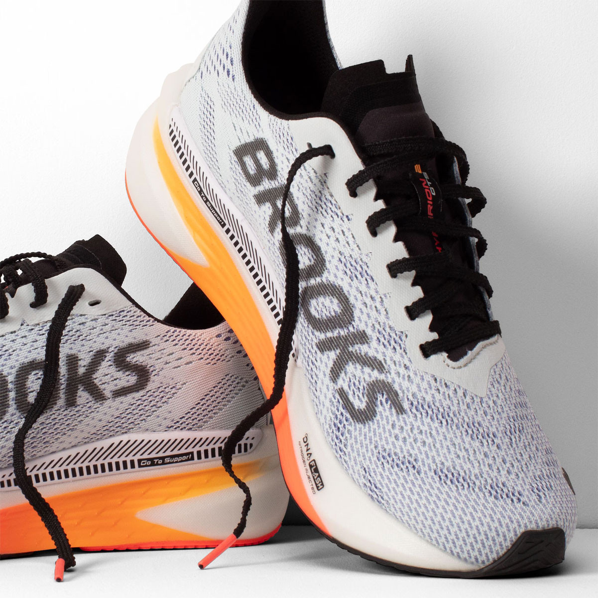 Brooks Hyperion Max 2 Illusion Coral Black Running Athletic Sneakers Brooks Men main image 2
