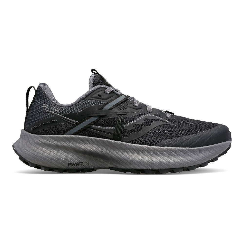 Saucony Mens Ride 15 Running Shoe Black Size 8 M Saucony Ride 15 Mens | 8.8 oz Shoe | Gear West main image 4