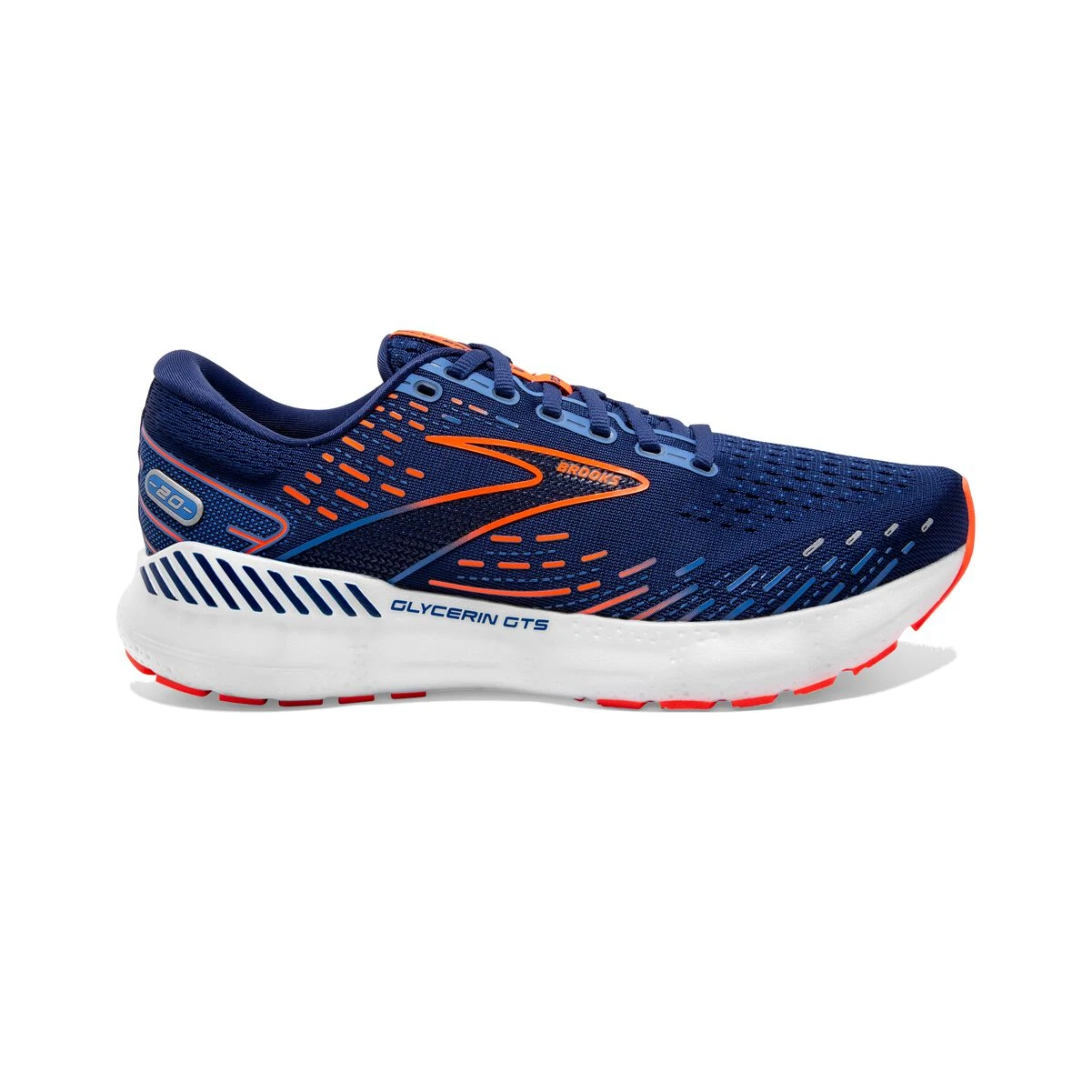 Brooks Glycerin 20 running shoes men’s size 11 D Brooks Glycerin 20 LIME/RED Cushion Road Running Shoes  main image 4