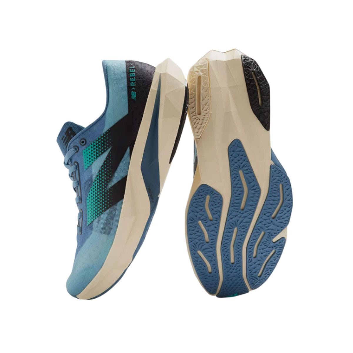 adidas gazelle silver green womens New Balance Men's FuelCell Rebel V4 in Hot Mango main image 0