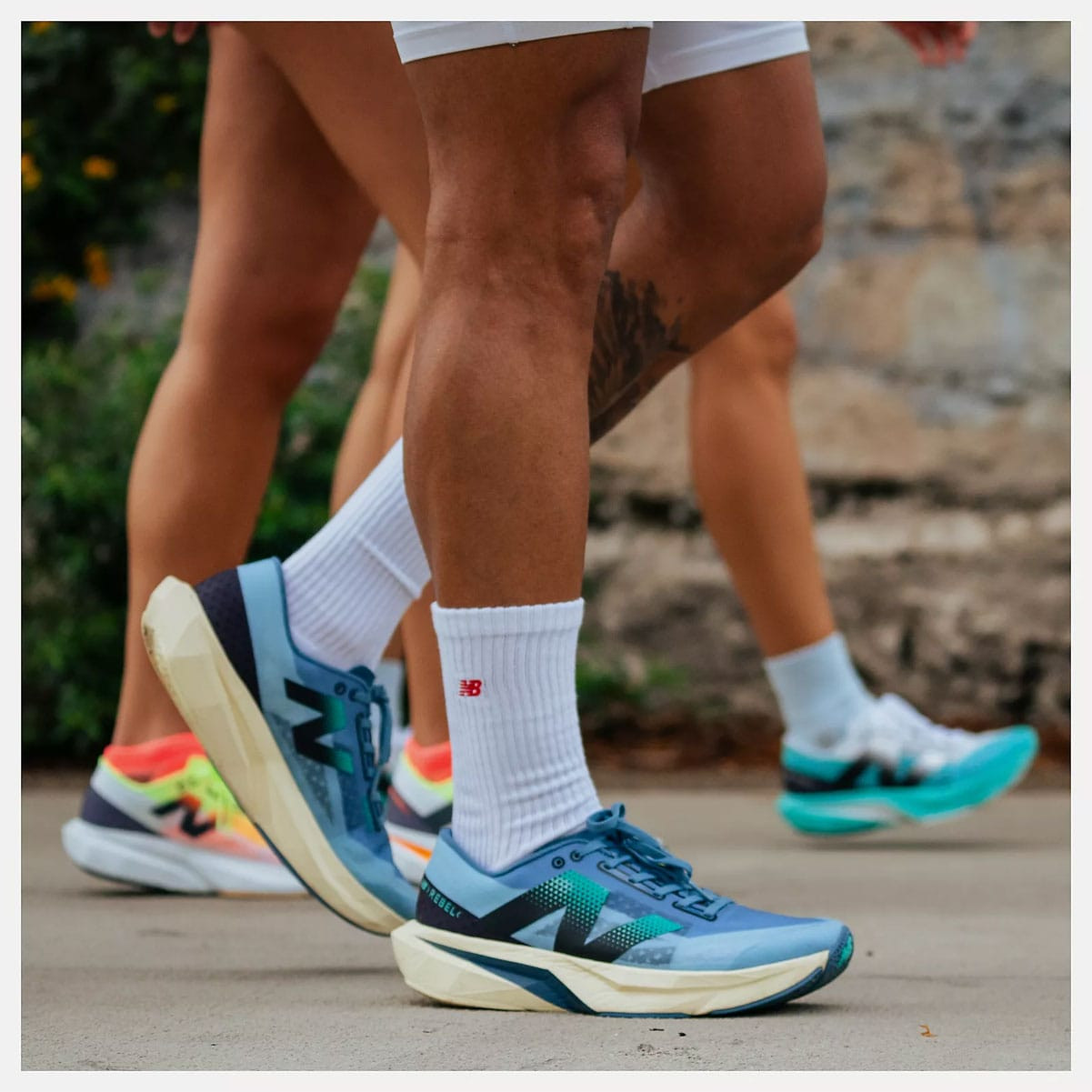 NEW BALANCE Men's FuelCell Rebel v4 Running Shoes - Free Shipping
