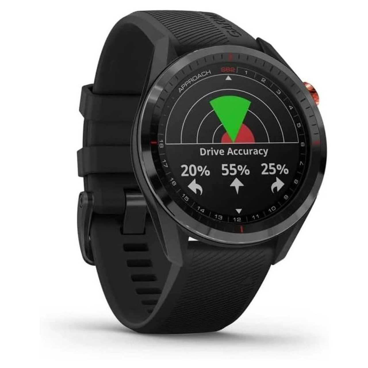 【美品】Garmin Approach S62 ブラック 高精度 GPS搭載 Garmin Approach S62 GPS Watch - Worldwide Golf Shops