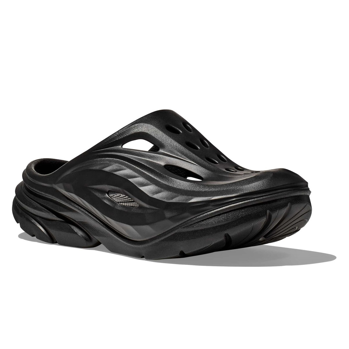 HOKA Unisex Ora Recovery Black Mules - Free Shipping