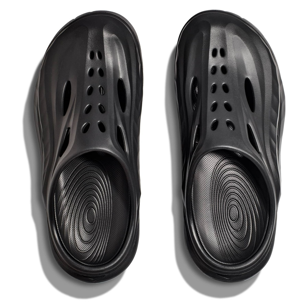 HOKA Unisex Ora Recovery Black Mules - Free Shipping