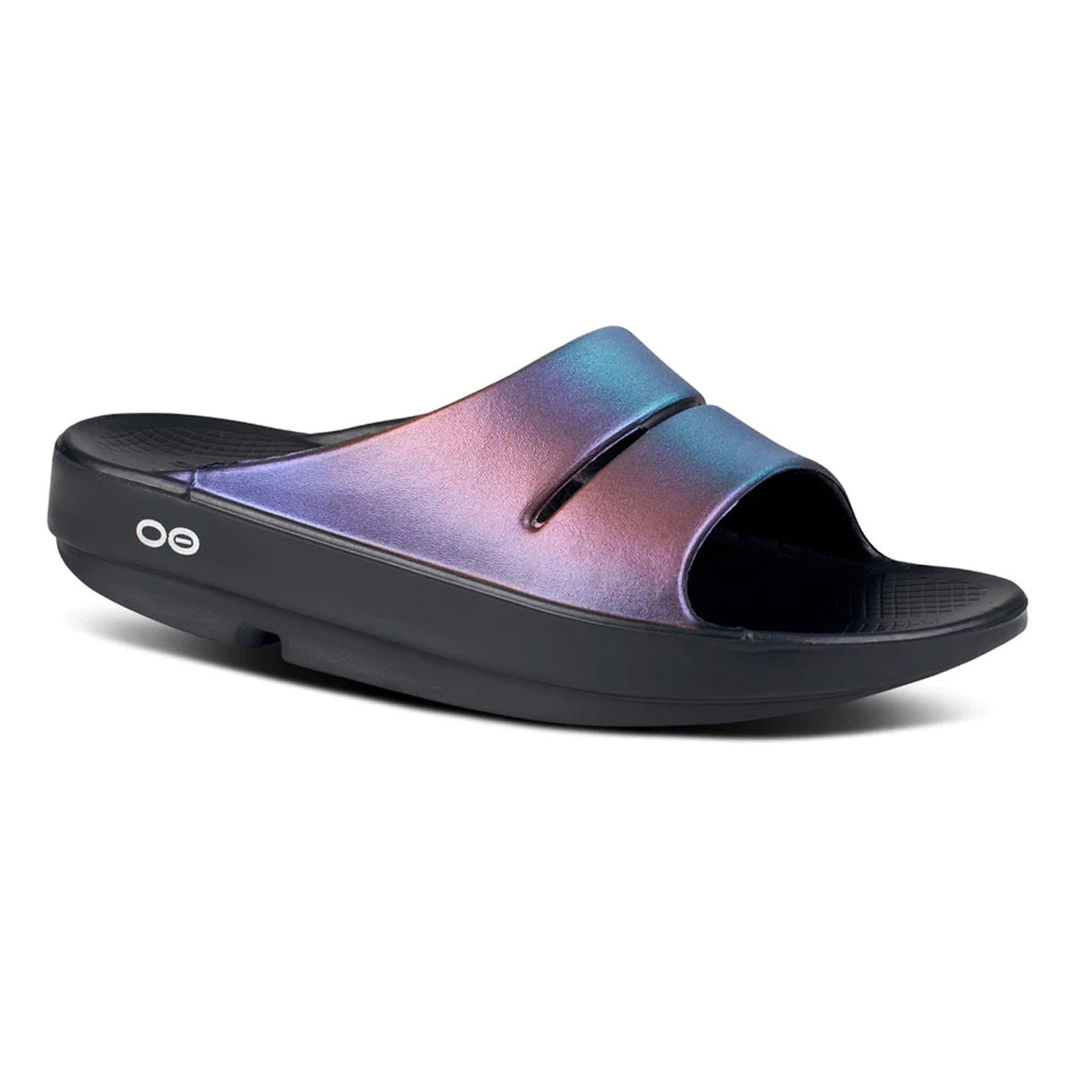 OOFOS Women's OOahh Luxe Recovery Slide Sandals Free Shipping