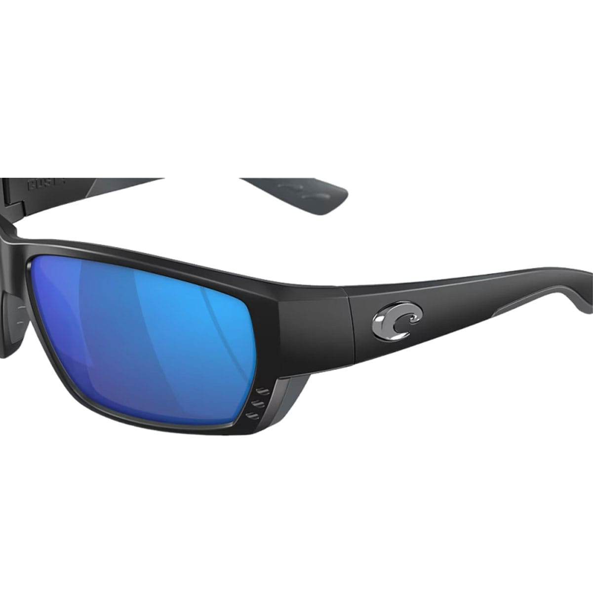 COSTA DEL MAR Men's Tuna Alley Matte Black/Blue Mirror 580G