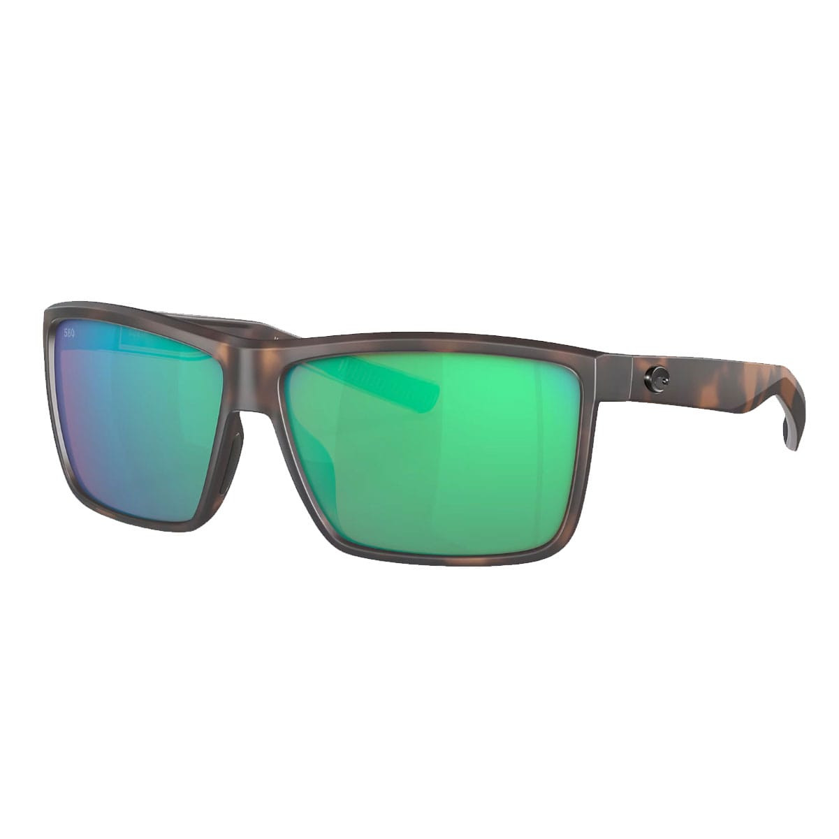 COSTA DEL MAR Men's Rinconcito Matte Tortoise/Green Mirror 580G