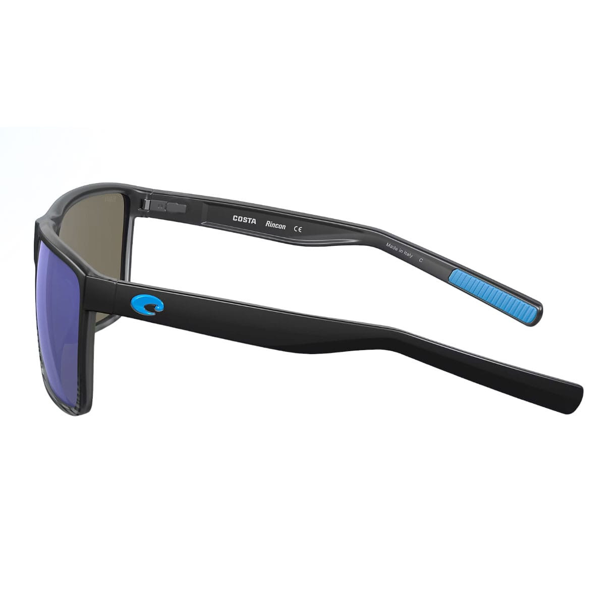 COSTA DEL MAR Men's Rincon Matte Smoke Crystal Fade/Blue Mirror
