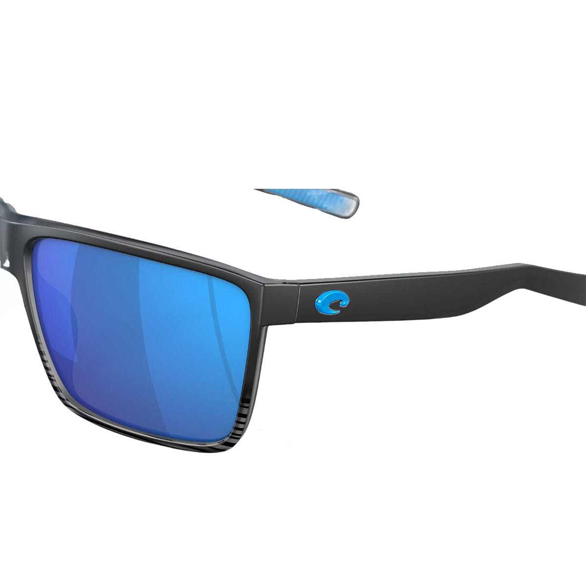 COSTA DEL MAR Men's Rincon Matte Smoke Crystal Fade/Blue Mirror