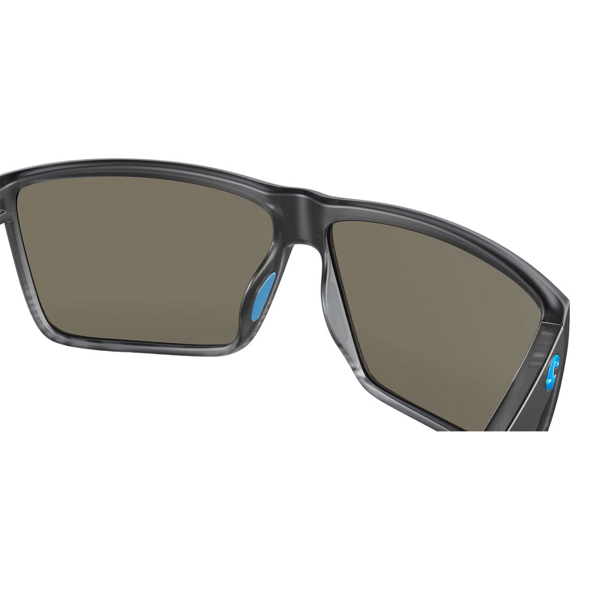 COSTA DEL MAR Men's Rincon Matte Smoke Crystal Fade/Blue Mirror
