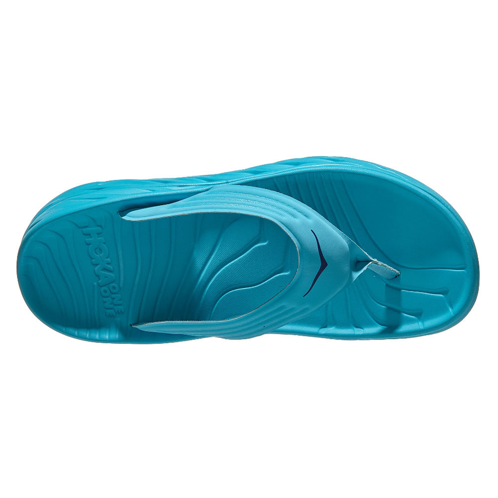 NWT Men’s Size 12 Hoka One Ora Recovery Flip Flop Scuba Blue/Bellwether Blue HOKA Ora Recovery Flip Flop SCUBA BLUE / BELLWETHER BLUE Men  main image 2