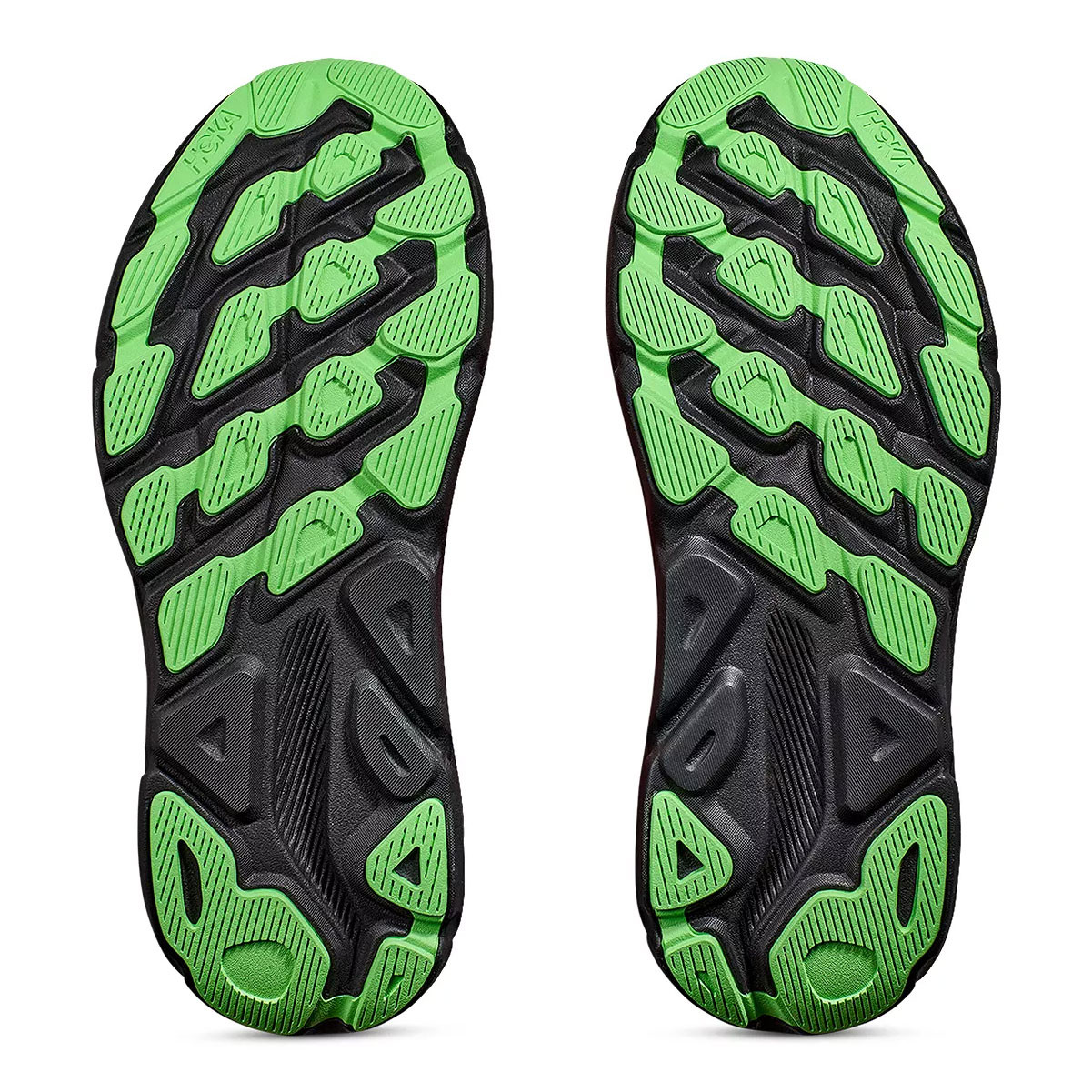 Hoka Black and Teal Sneakers with‎ Vibrant Orange Sole The Hoka Stinson Evo OG  main image 2