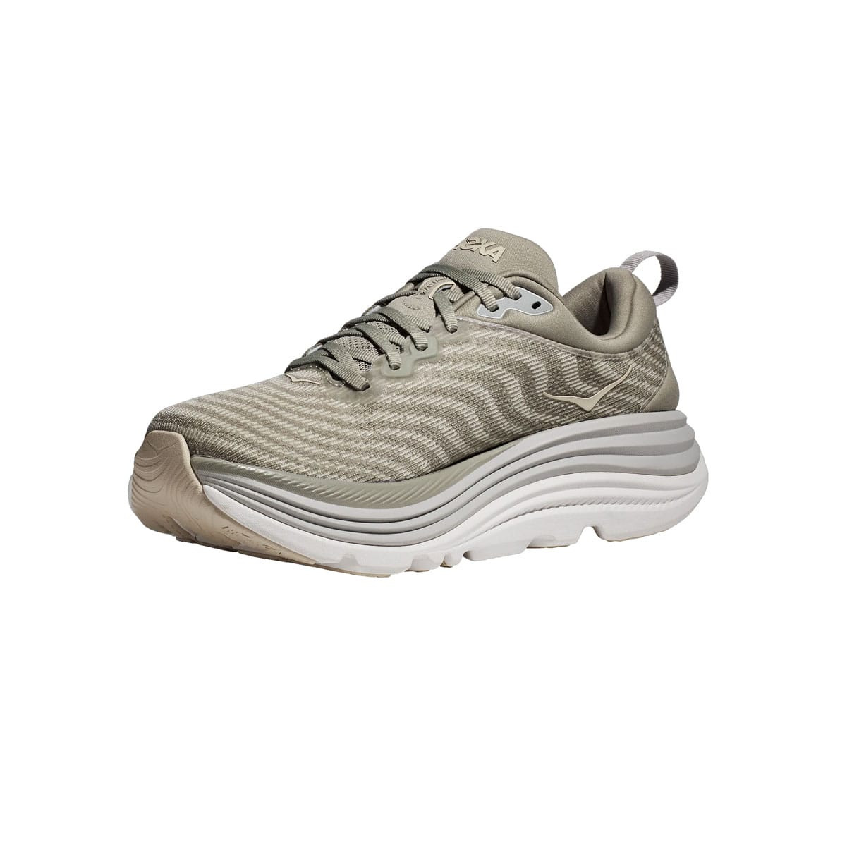 NEW HOKA men\'s gaviota 5 wide shoes in barley/oat milk Men main image 2
