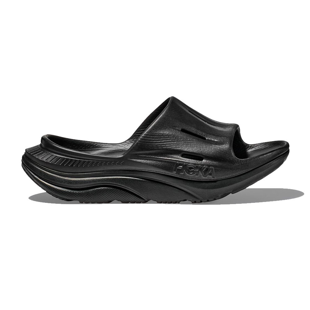 HOKA U ORA RECOVERY SLIDE3 27cmブラック HOKA Unisex Ora Recovery Slide 3 Black/Black Sandals - Free Shipping
