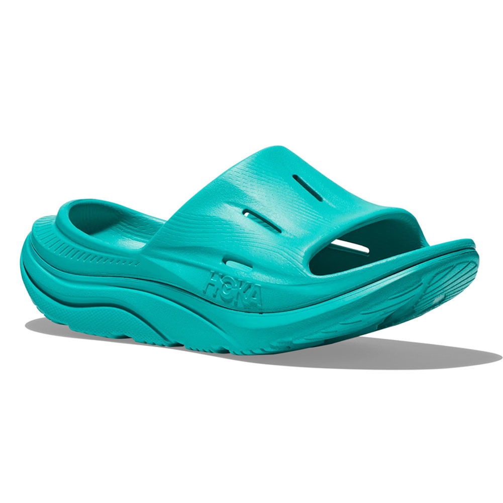 HOKA Unisex Ora Recovery Slide 3 Ceramic/Ceramic Sandals - Free