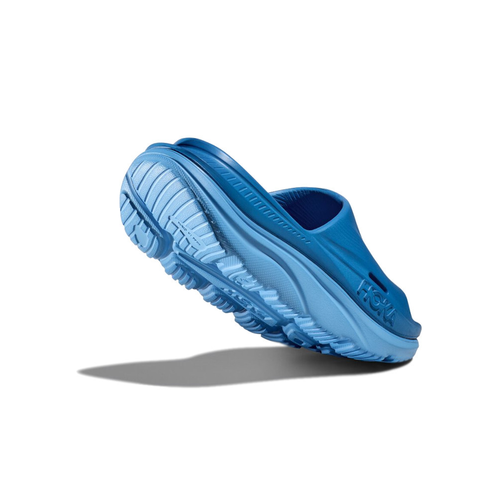 HOKA Unisex Ora Recovery Slide 3 Coastal Sky and All Aboard