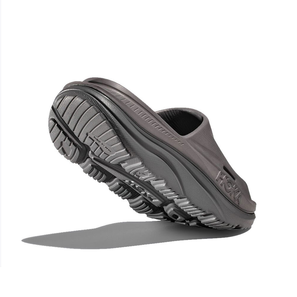 HOKA Unisex Ora Recovery Slide 3 Grey/Grey Sandals - Free Shipping