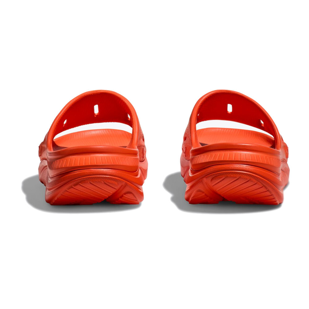HOKA Unisex Ora Recovery Slide 3 Vibrant Orange Sandals - Free