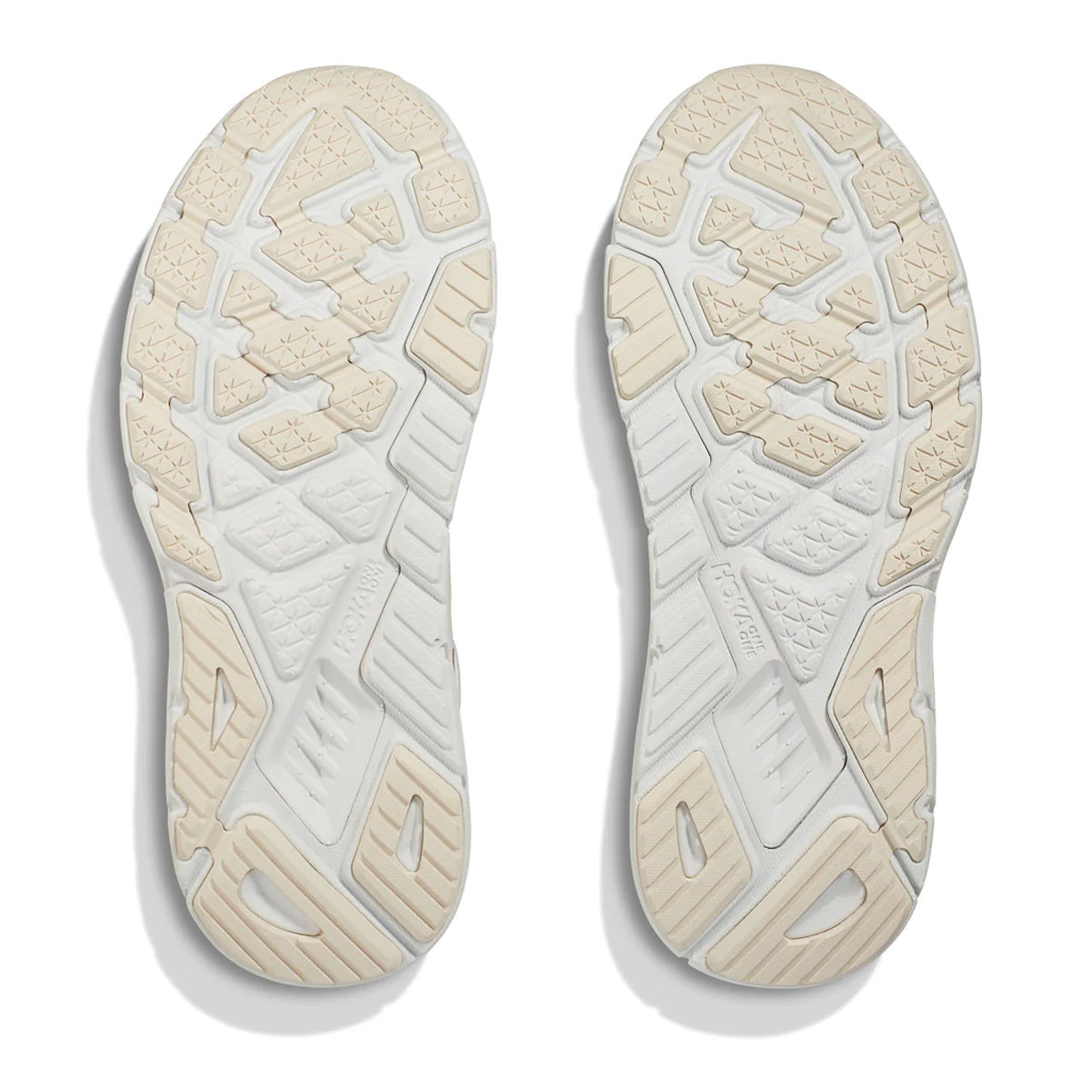 HOKA Women's Arahi 7 Blanc De Blanc/Rose Gold Running Shoes - Free