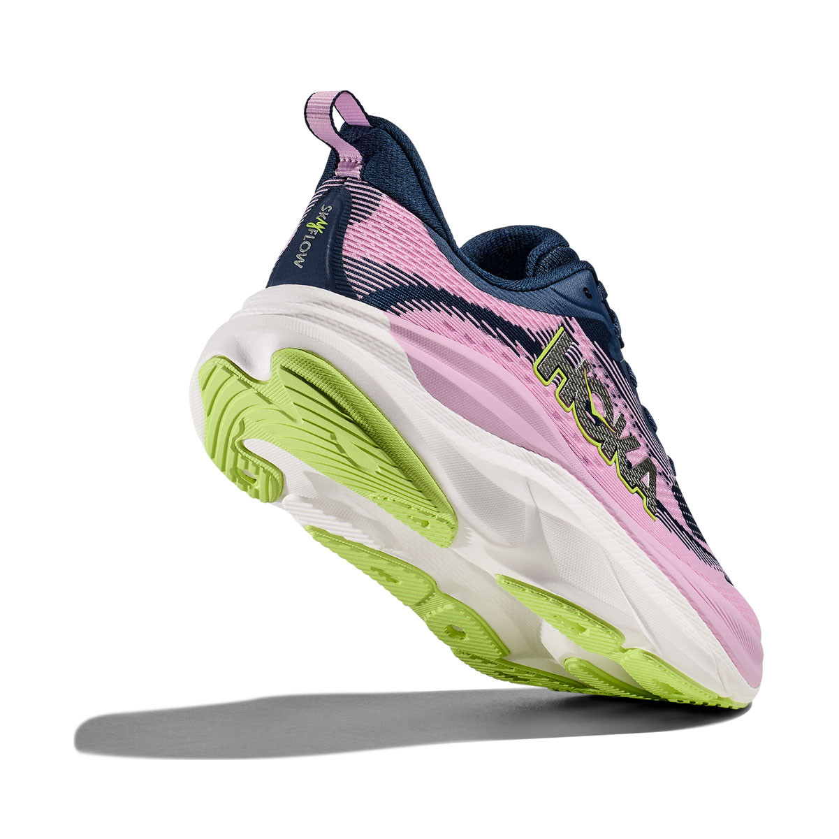 HOKA Women's Skyflow Wide Midnight/Pink Twilight Running Shoes