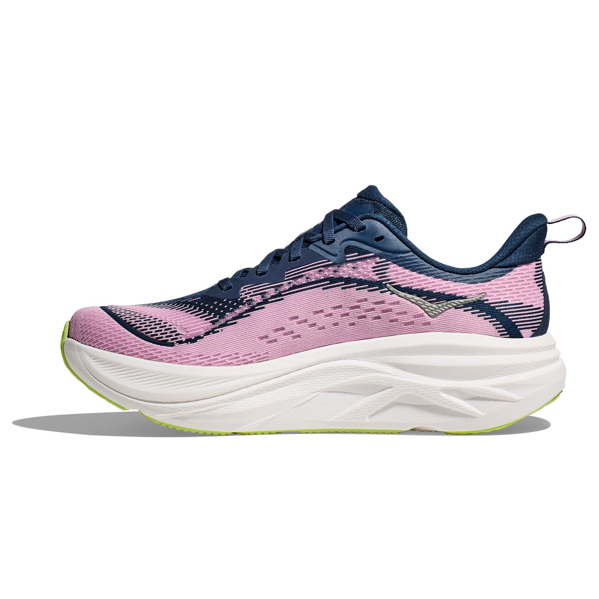 HOKA Women's Skyflow Wide Midnight/Pink Twilight Running Shoes