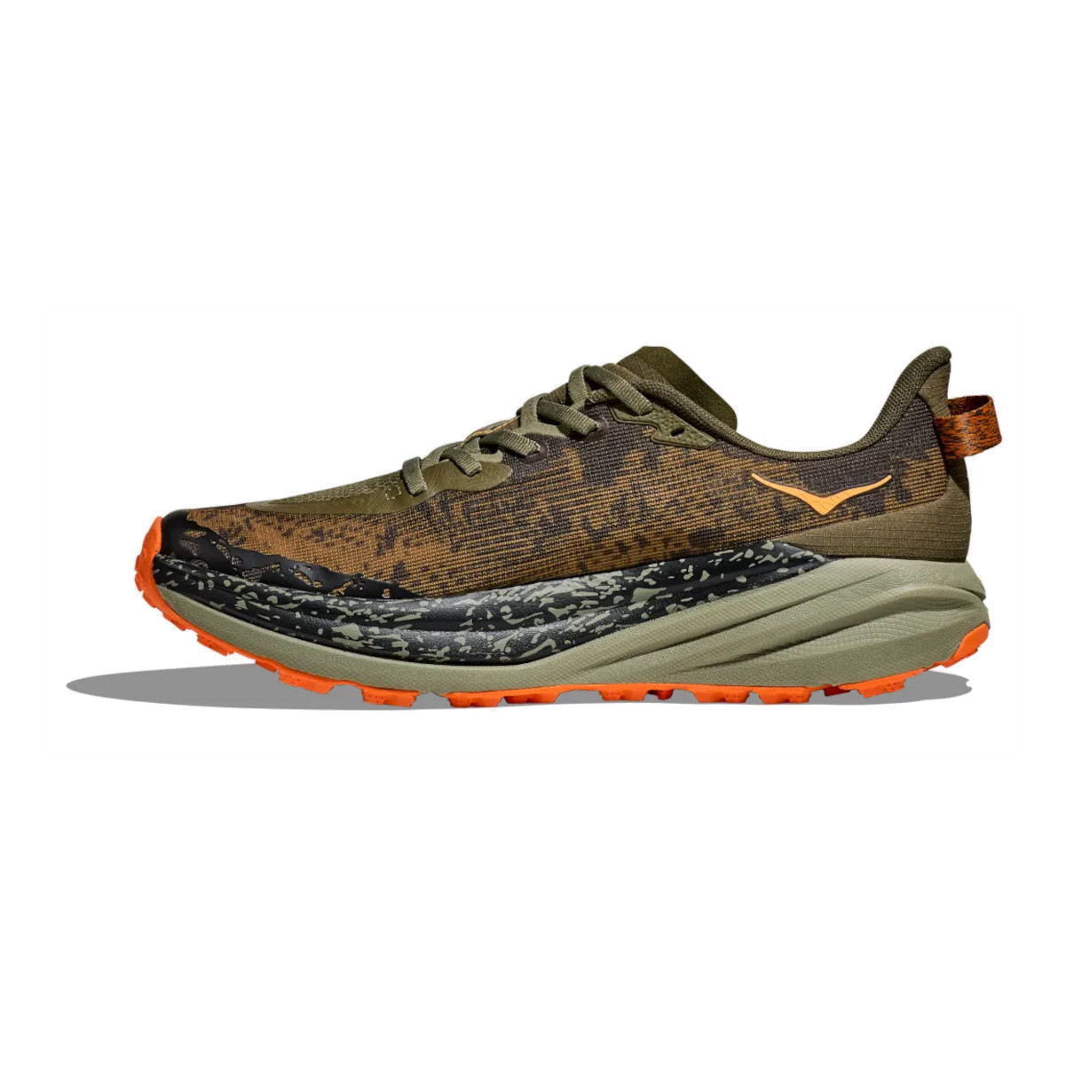 HOKA Men's Speedgoat 6 Antique Olive/Squash Trail Running Shoes