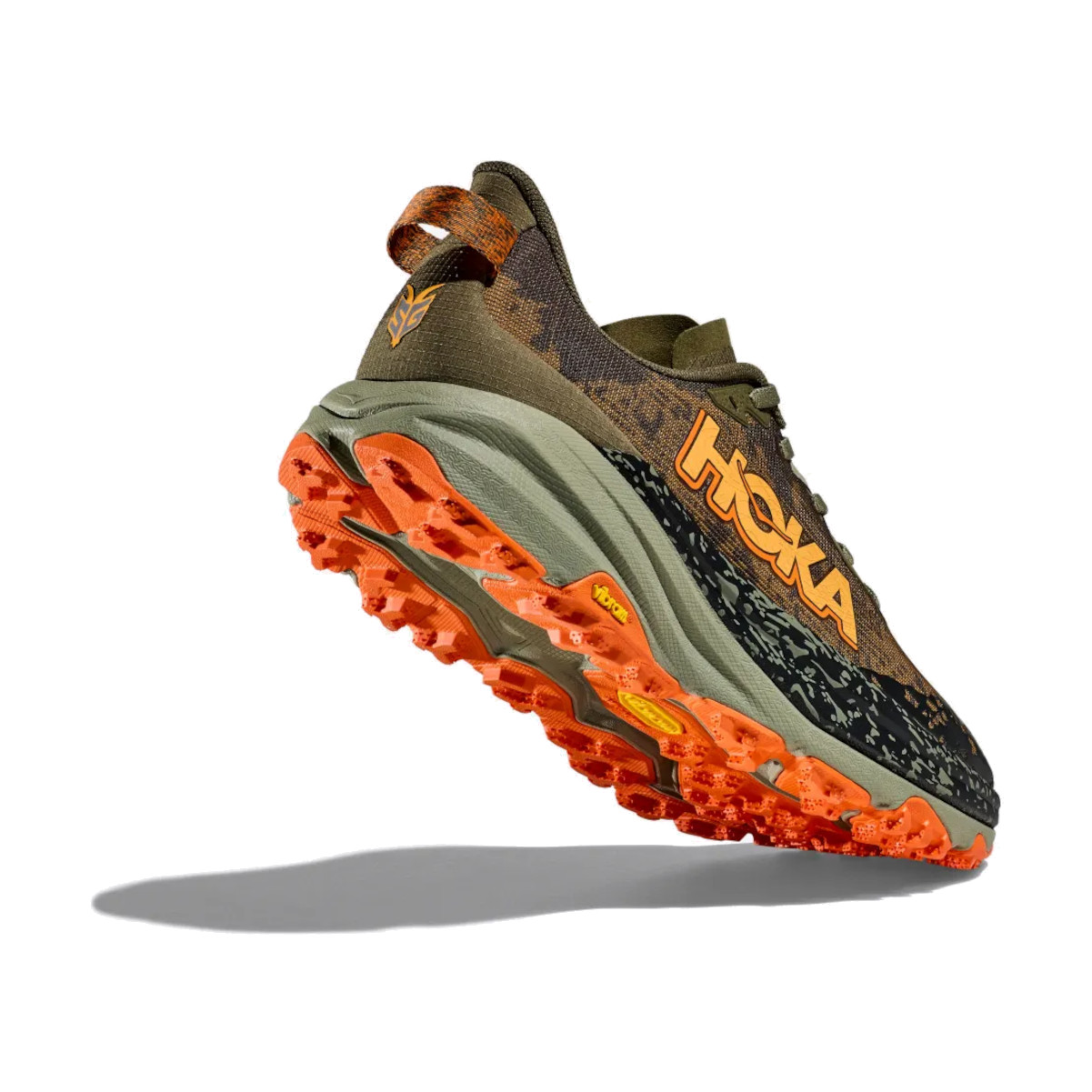 HOKA Men's Speedgoat 6 Antique Olive/Squash Trail Running Shoes