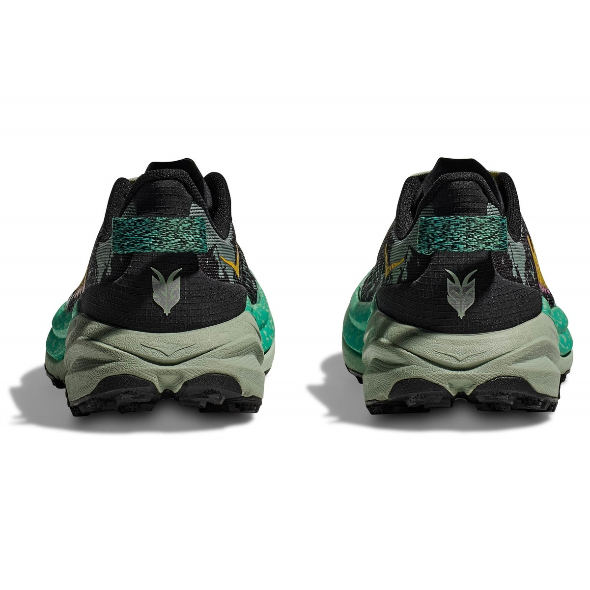 HOKA Women's Speedgoat 6 Black/Aloe Vera Trail Running Shoes