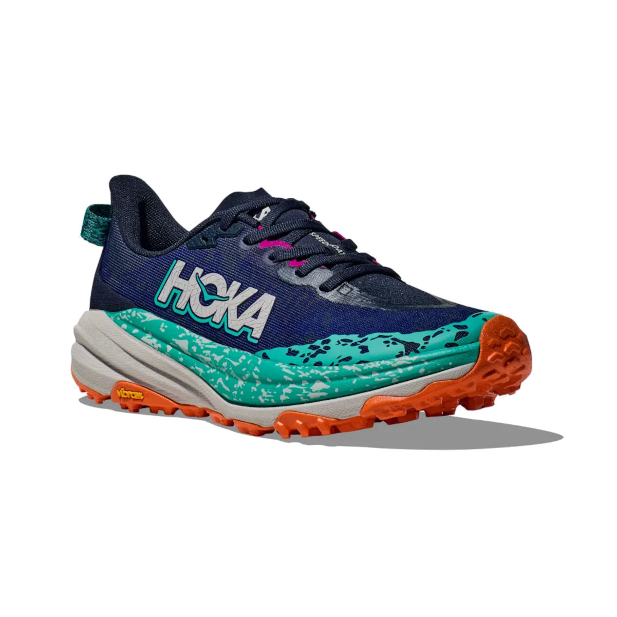 HOKA Women's Speedgoat 6 Varsity Navy/Meteor Running Shoes