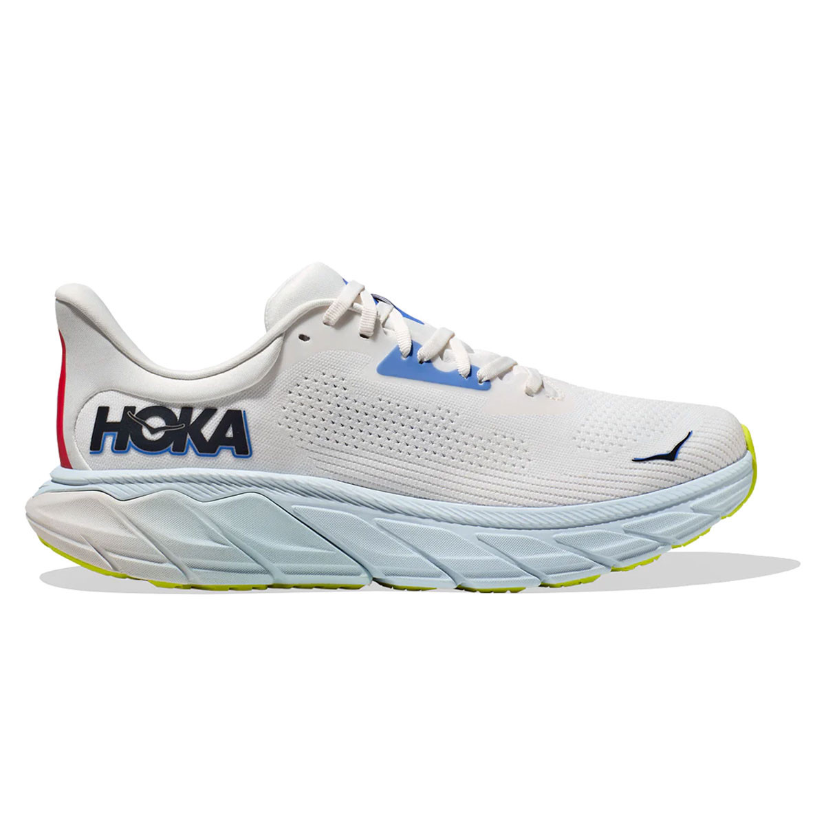 HOKA Men's Arahi 7 Blanc De Blanc/Virtual Blue Running Shoes