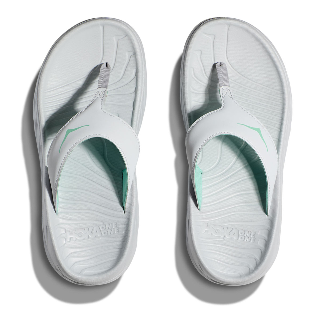 ★HOKA★(W) ORA Recovery Flip★Cosmic Grey Seafoam HOKA Women's Ora Recovery Cosmic Grey/Seafoam Flip Sandals