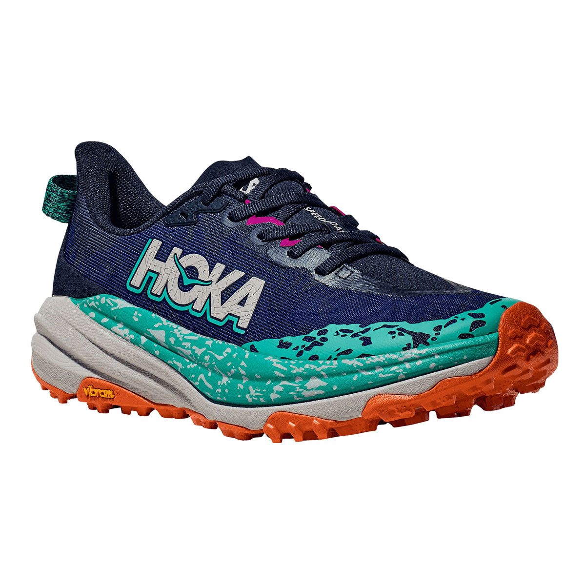 HOKA Women's Speedgoat 6 Wide Varsity Navy/Meteor Trail Running